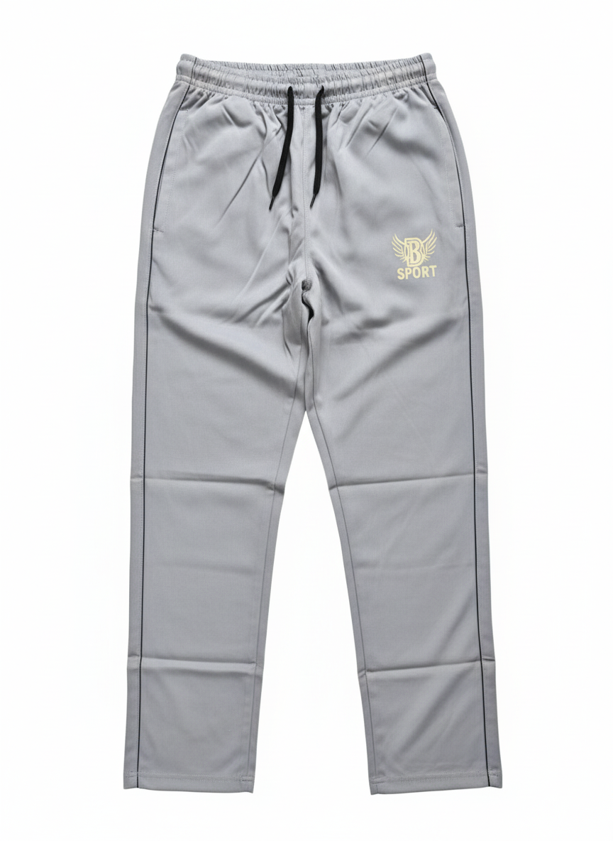 Men’s 3-Color Track Pants – Blue, Black & White | B Sport Comfortable Slim Fit Joggers with Side Stripes | Gym & Casual Wear